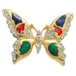 Broche sphinx VIII multicolore