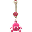 Piercing nombril piraterie II rose