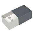 Ecrin bague carton - Gris