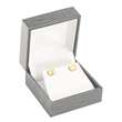 Ecrin boucles d'oreilles gainé - Gris