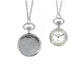 Montre pendentif palladium pour femme