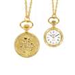 Montre pendentif dorée pour femme