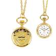 Montre pendentif dorée pour femme