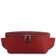 Erica - Sac banane en cuir souple - Rouge (TL141877)