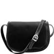 Isabella - Sac bandoulière en cuir - Noir (TL9031)
