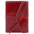 Journal / Carnet en cuir - Rouge (TL142027)