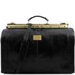 Madrid - Sac de voyage en cuir - Grand modèle - Noir (TL1022)