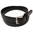 Ceinture Clark cuir noir - Homme