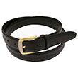 Ceinture Damon cuir noir - Homme