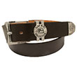 Ceinture Talos cuir marron - Homme