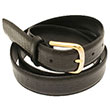 Ceinture Anatoli cuir noir - Homme