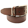 Ceinture Eagle II cuir marron - Homme