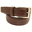 Ceinture Roberto cuir marron - Homme