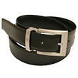 Ceinture Alex II cuir noir - Homme