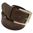 Ceinture Lombard cuir marron - Homme