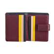 Portefeuille - Colorful - Turku - Burgundy - Femme