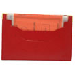 Porte cartes Carolina cuir - Rouge