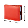 Porte-cartes en cuir - Colorful Collection - Hawaii - Rouge