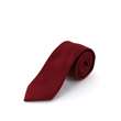Cravate en soie rouge foncé à damiers losanges - Homme