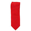 Cravate 100% rouge vermillon - Homme