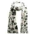 Foulard Khali XII blancs