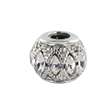 Perle cristal de Swarovski et argent 925/1000 rhodié  