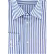 Chemise classique rayures bleu lavande - Homme