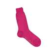 Chaussettes coton fil d'écosse fuchsia - Homme