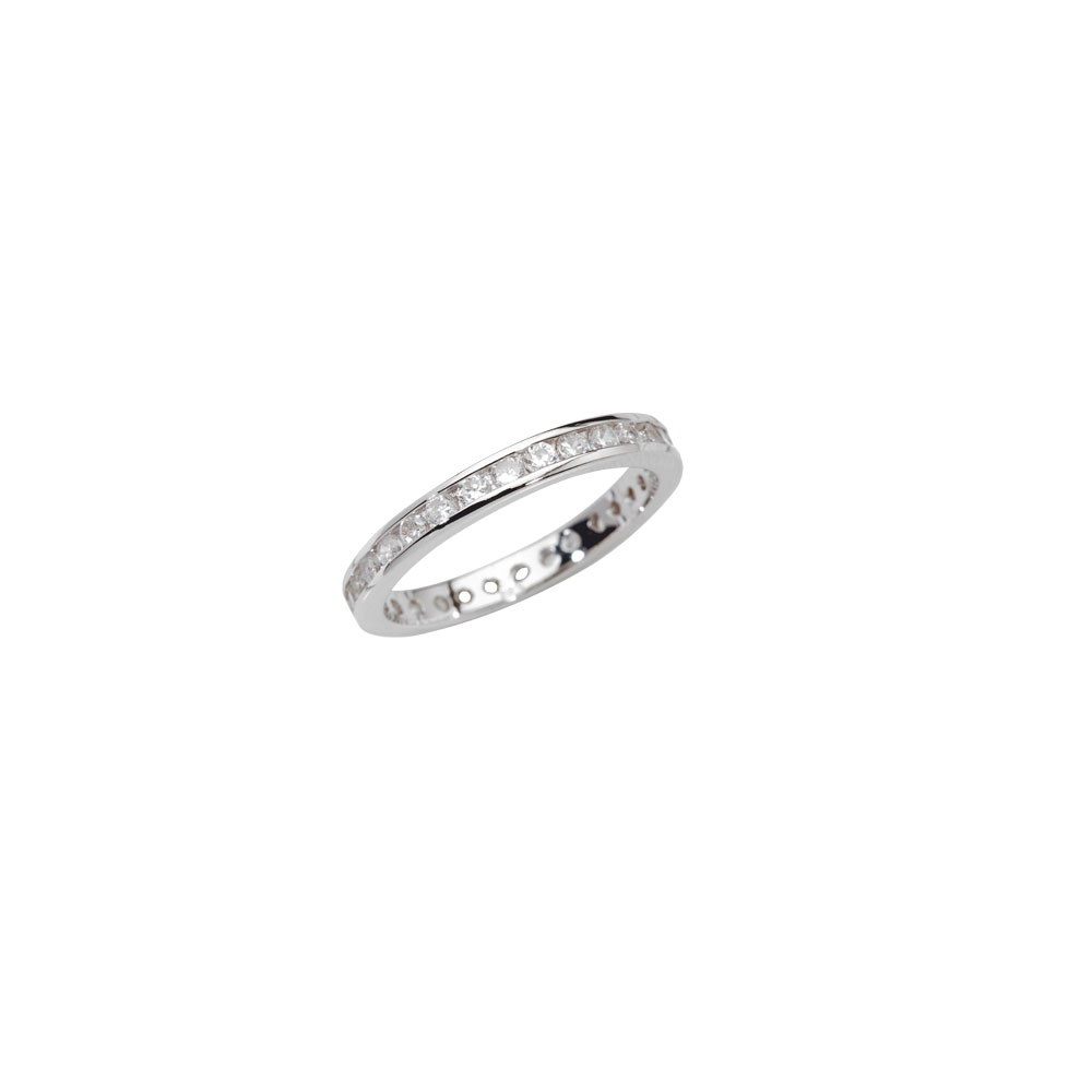 Bague Oxyde - Argent 925/1000 rhodié