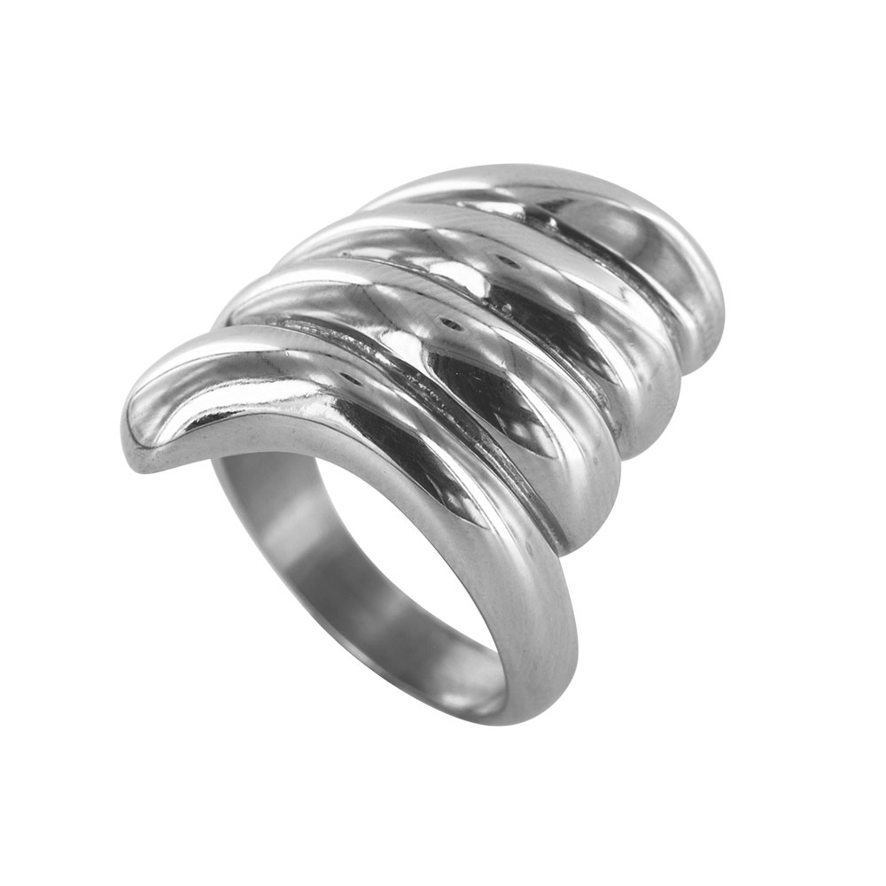 Bague acier - Grise