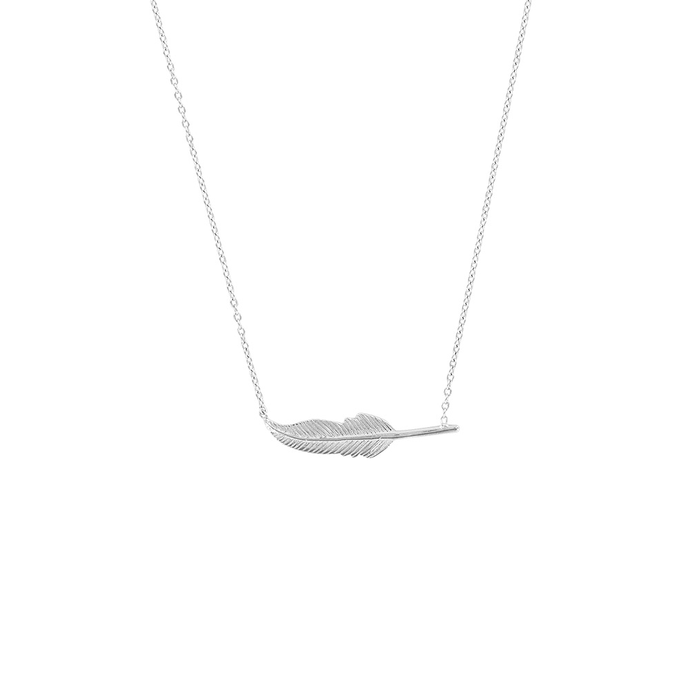 Collier argent rhodié 925/1000e