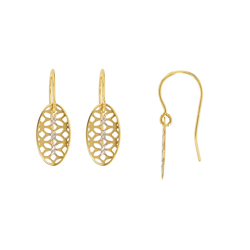 Boucles d'oreilles pendantes en Or 375/1000e (393353)