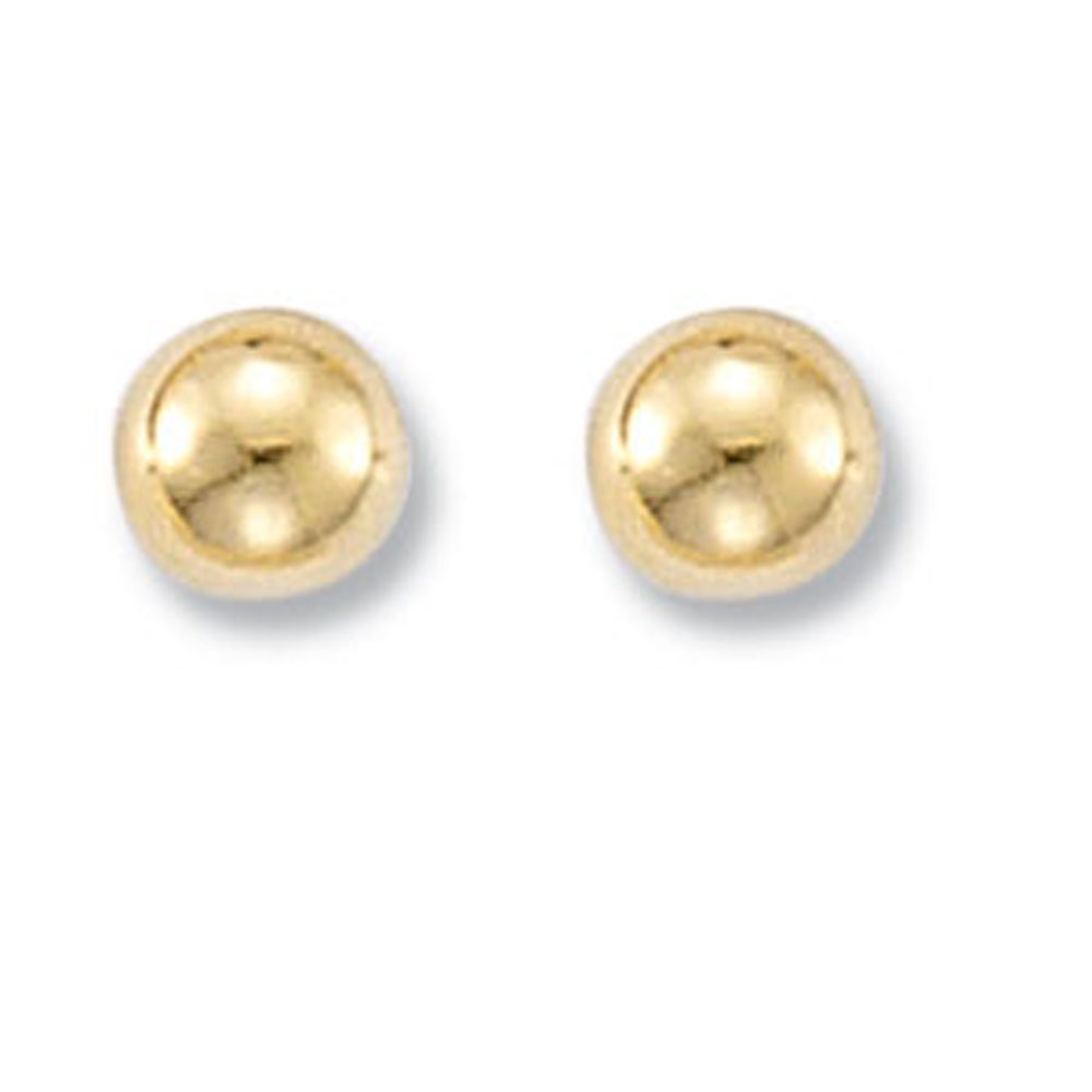 Boucles d'oreilles or jaune (7 mm)