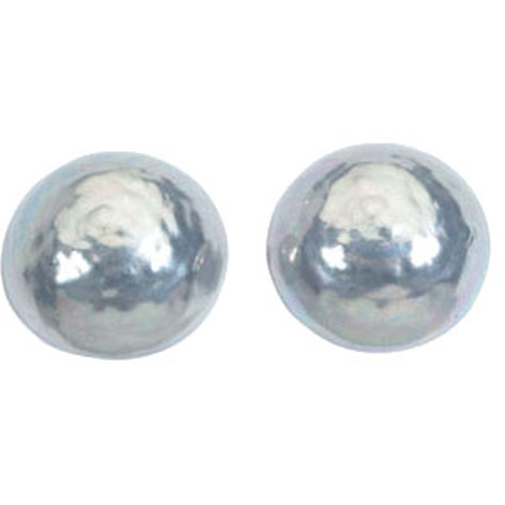 Boucles d'oreilles argentées - Perles de Majorque