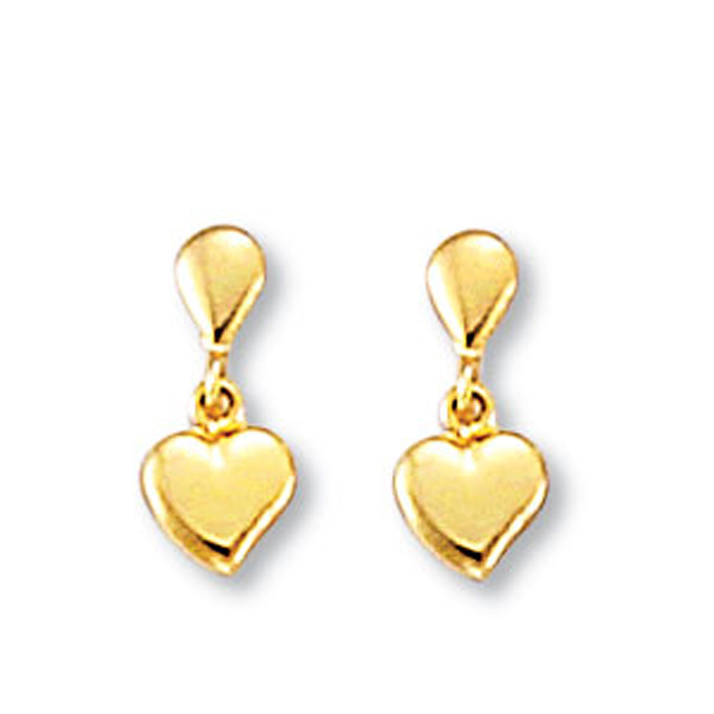 Boucles d'oreilles or jaune