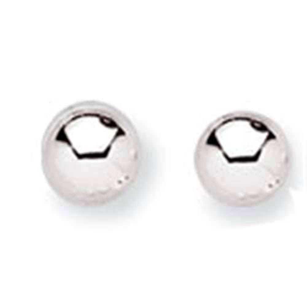 Boucles d'oreilles argent 925/1000e boule 4mm (0,50 g) - (101698)