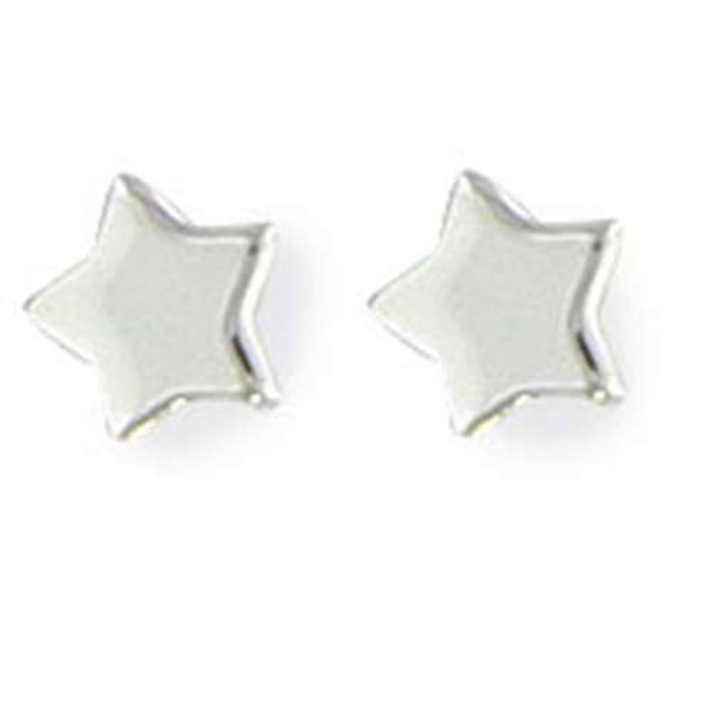 Boucles d'oreilles argent 925/1000e étoile (1,20 g) - (101766)