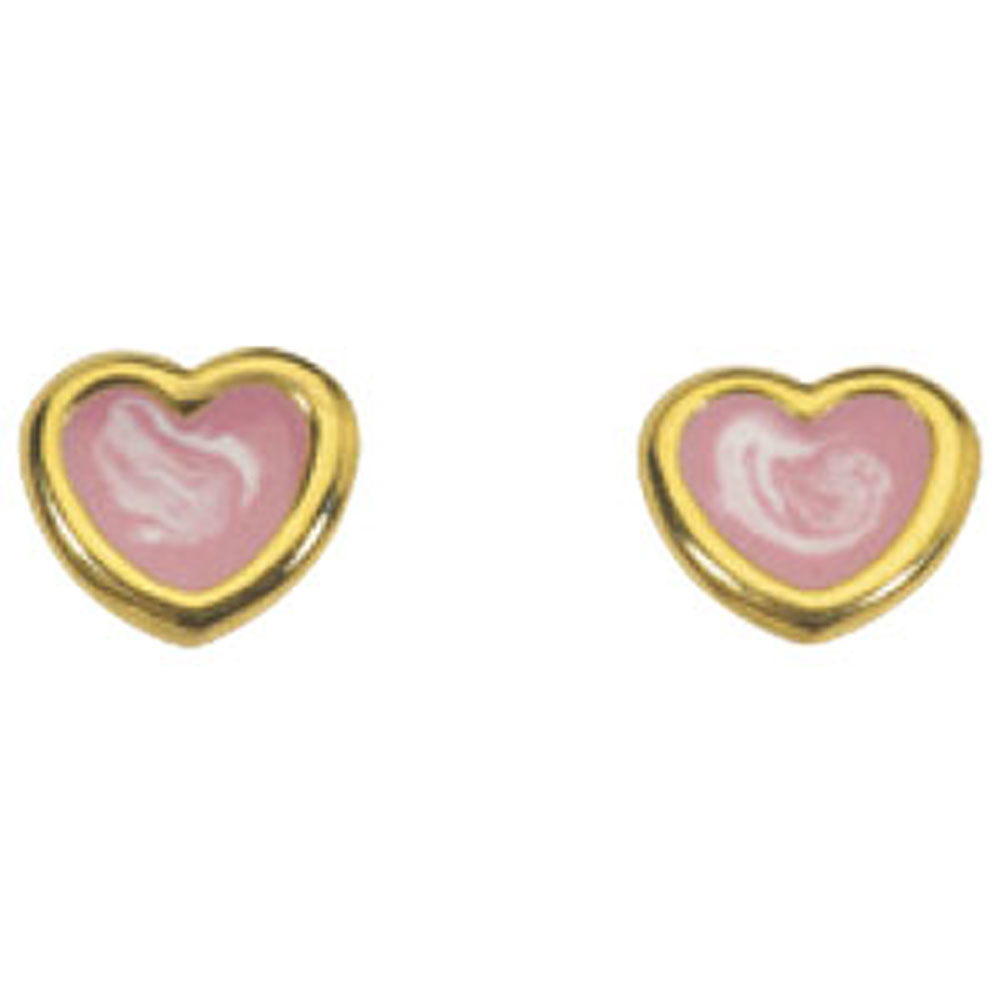 Boucles d'oreilles or 750/1000e - Enfant