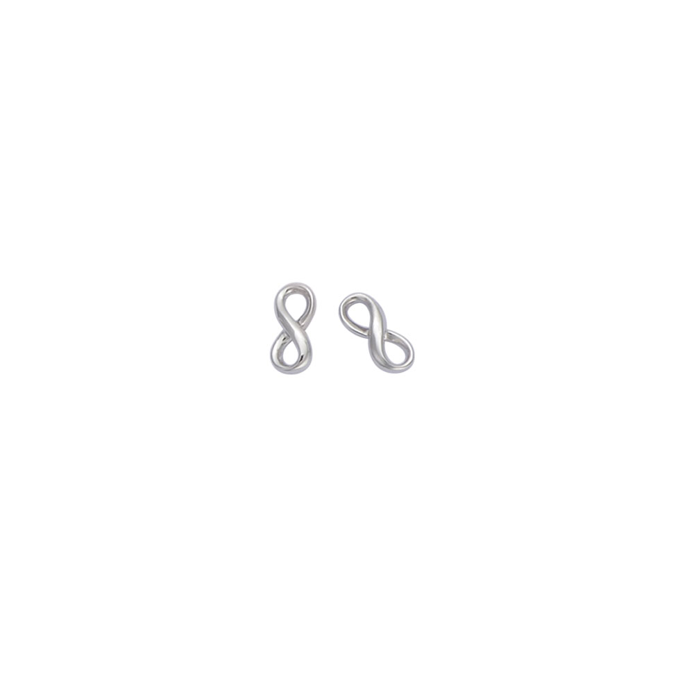 Boucles d'oreilles argent rhodié 925/1000e