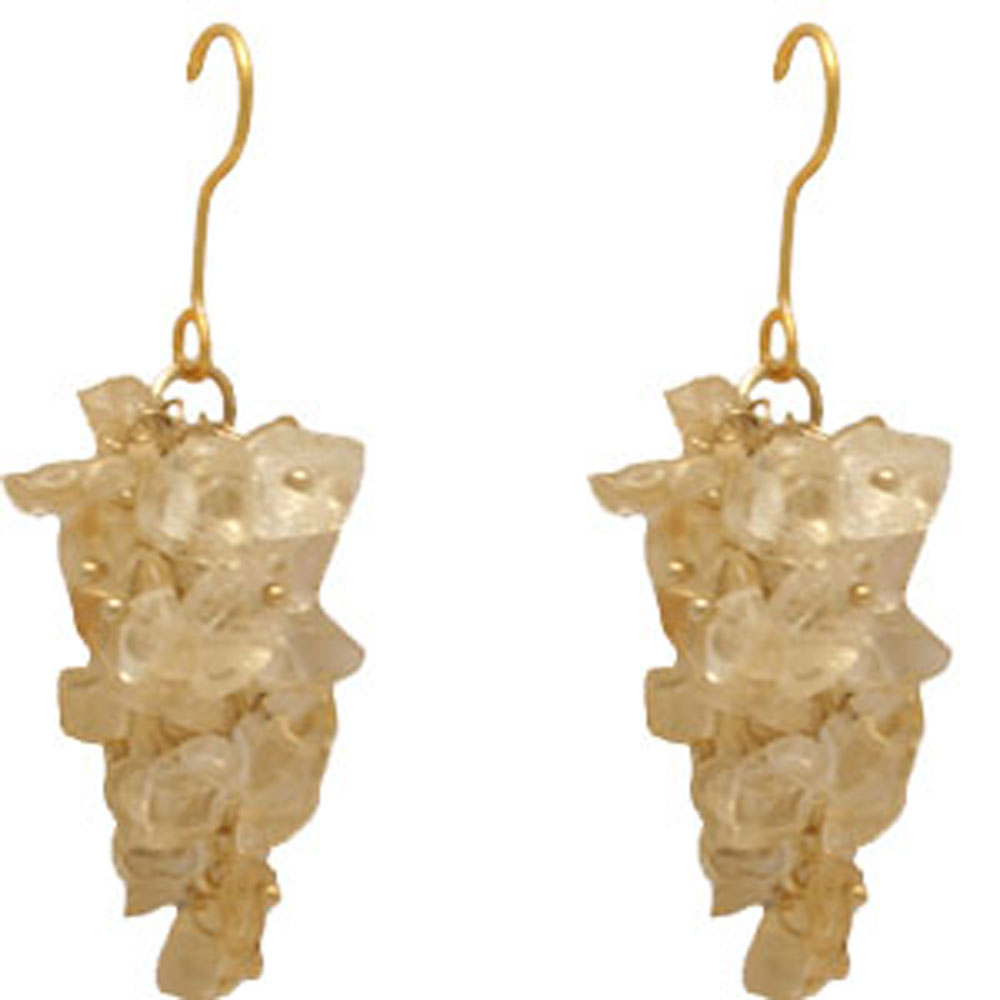 Boucles d'oreilles Citrine 