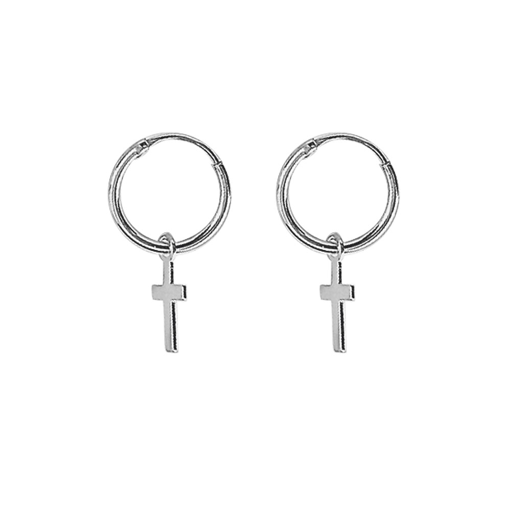 Boucles d'oreilles créole argent 925/1000e