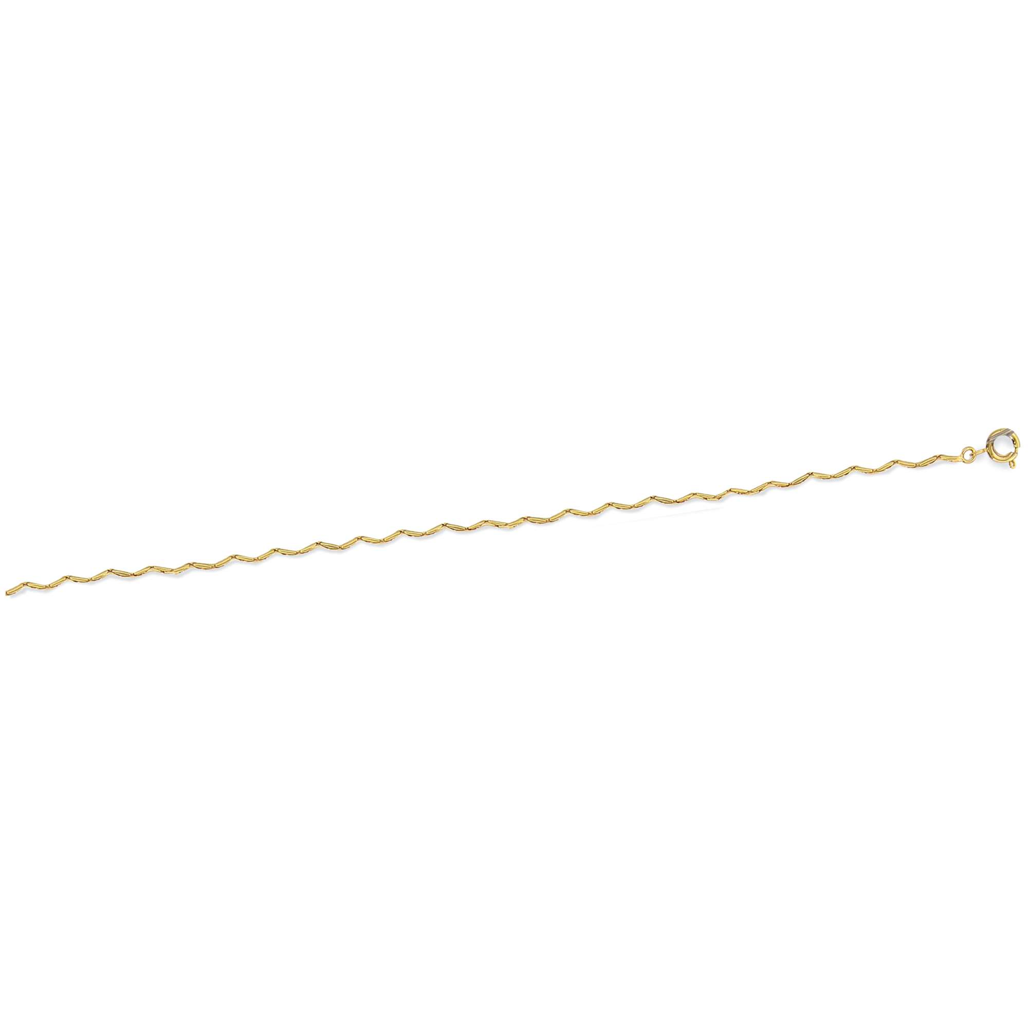 Chaine plaqué or (45 cm) fantasie  - (302120-45)