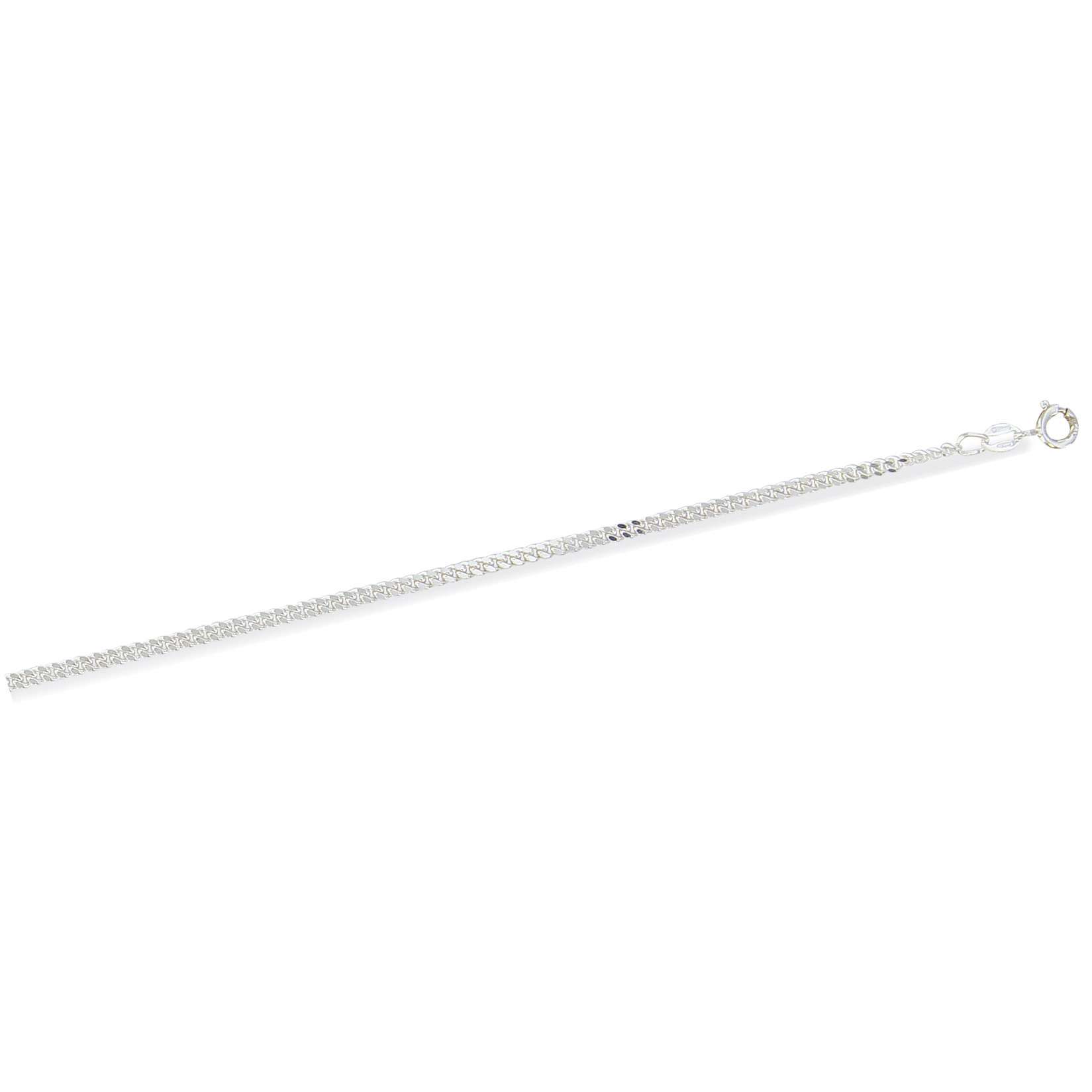 Chaine argent 925/1000e gourmette (45 cm) - 5,80 g - (301793-45)