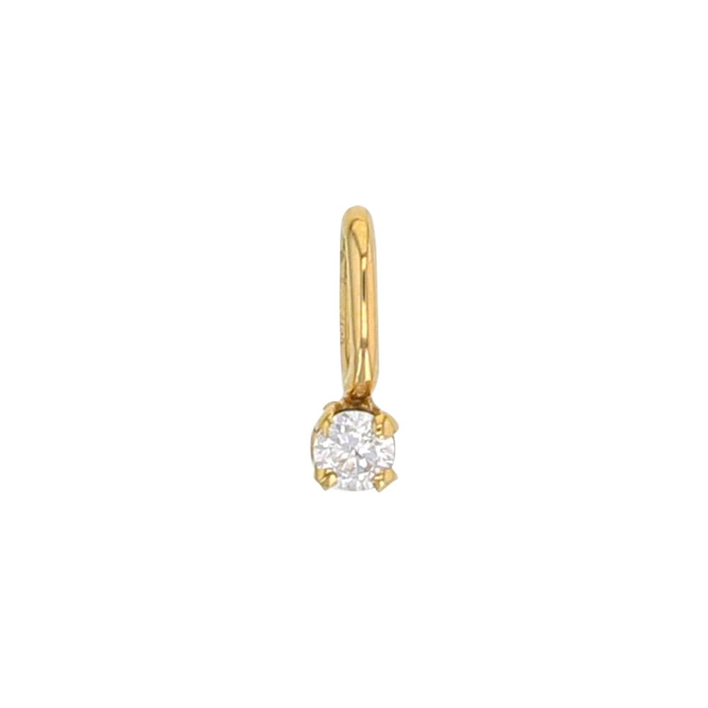 Pendentif Or 750/1000 avec diamant 0.04ct en serti griffes (306068)