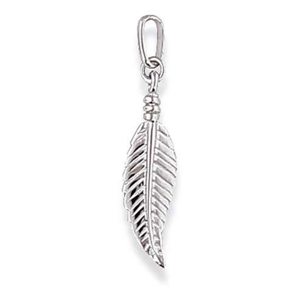 Pendentif argent 925/1000e plume - 1 g - (301733)