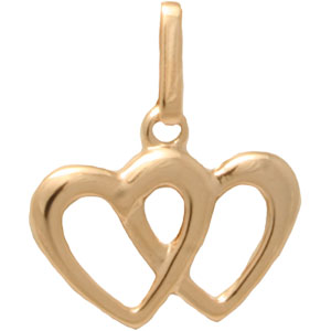 Pendentif plaqué or 