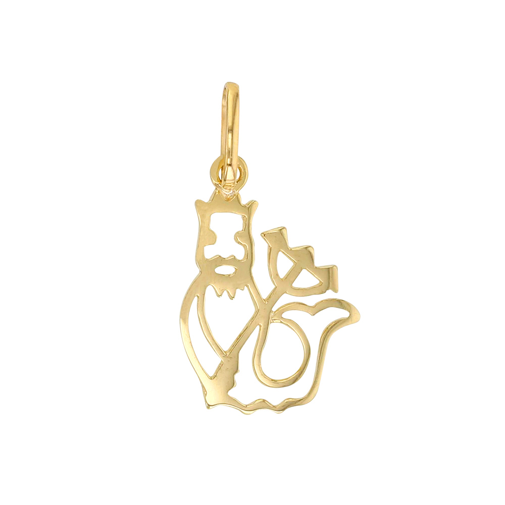 Pendentif Zodiaque en Or 375/1000 - Verseau (396223)