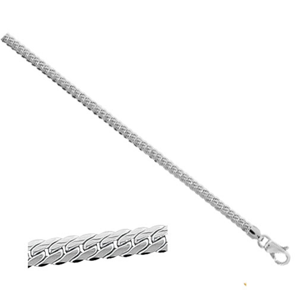 Bracelet or gris 750/1000e (19 cm)