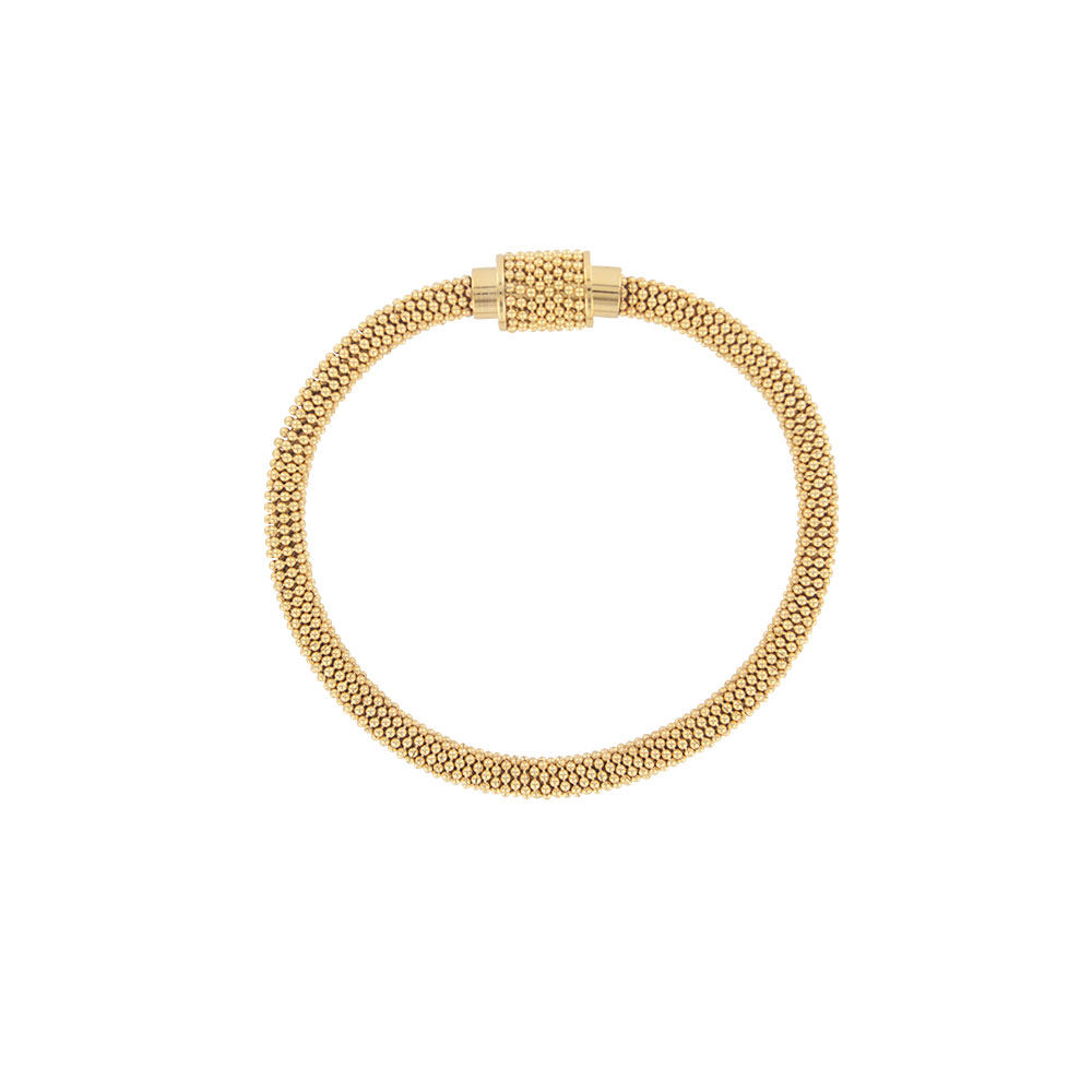 Bracelet en acier doré pour femme