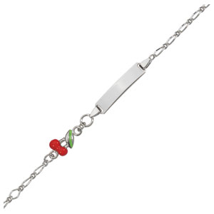 Bracelet argent et émail - Enfant